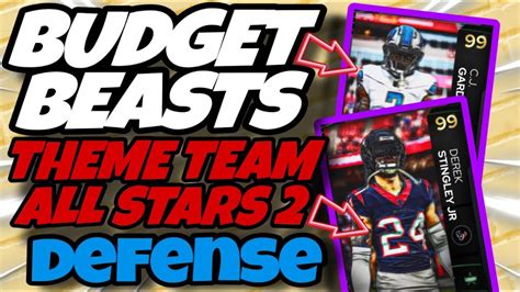 Best Budget Beasts Cards Theme Team All Stars Madden The Best