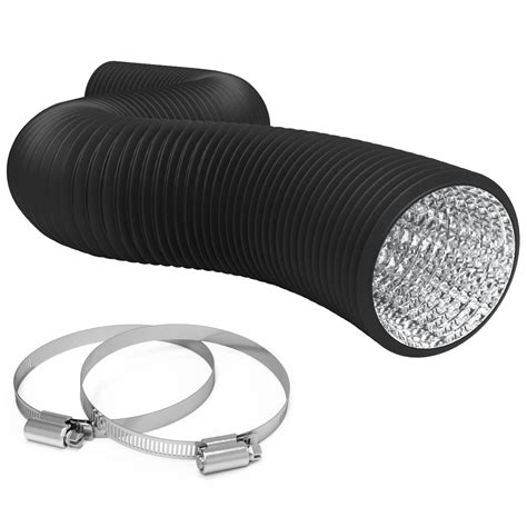 Buy Terrabloom Air Duct Ft Long Black Flexible Ducting With