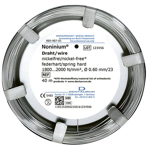 Remanium Laboratory Coils Half Round Dentaurum Dental Product