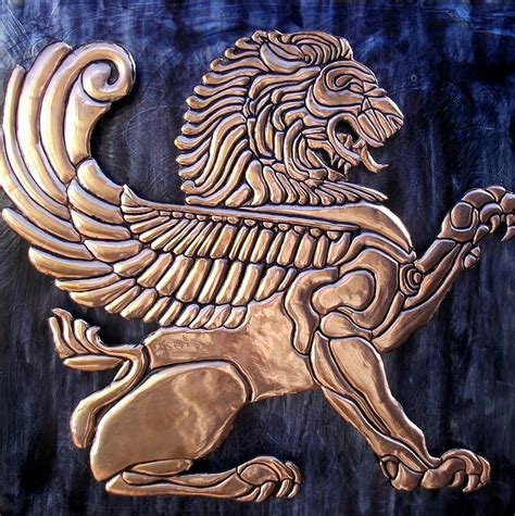 Winged Lion Relief By Cacaio Tavares Pixels