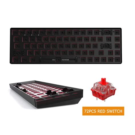 Mechanical Keyboard Kit Tes68 3 5pin Hot Swap Shaft Base Axis BT5 0 2