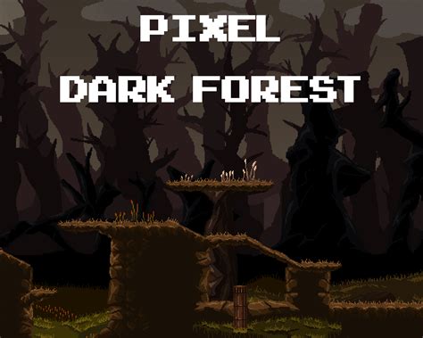 Pixel Dark Forest by Szadi art.