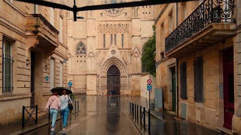 Walking In The Summer Rain Walk In Bordeaux K France August