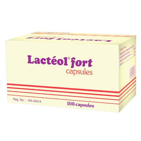 Lacteol fort Capsules 12s - Silroc International (HK) Limited