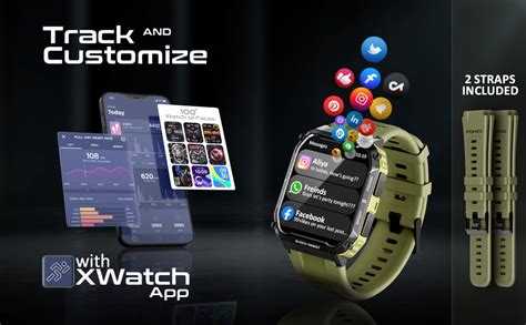 Promate Xwatch S Outdoor Rugged Smart Watch Tft Display Bt