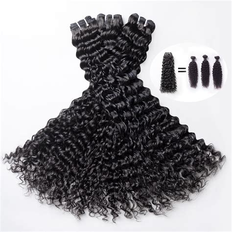 Snapklik Triippy Raw Human Hair Bundles Triple Lifespan Than