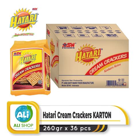 Jual Hatari See Hong Puff Cream Crackersl 260 Gram KARTON Dus