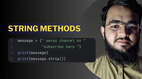 String Methods In Python Python For Everyone In Urdu Hindi Youtube