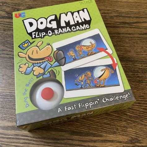 Dog Man Flip O Rama Board Game University Games Age 6 2 4 Players