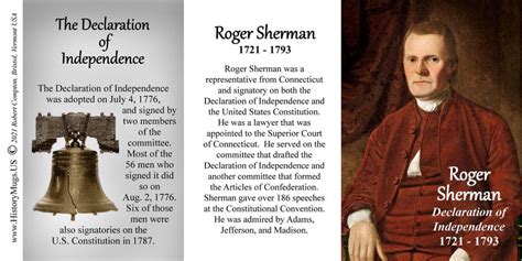 Sherman, Roger - Declaration of Independence - HistoryMugs.us