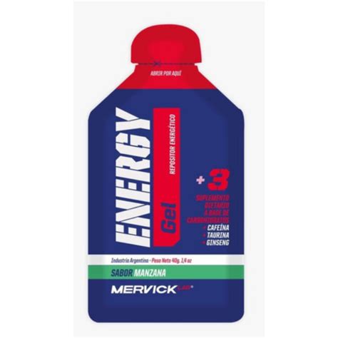 Gel Energy Cafeina X12 Mervick Lab