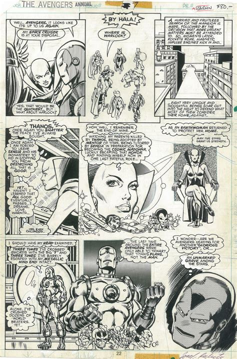 Avengers Annual 7 Pg22 In Romain Verlier S Jim Starlin Cosmic