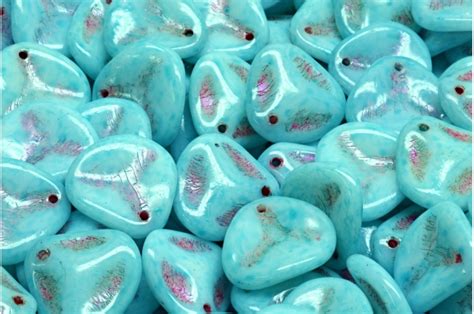 Rose Petal Beads 14x13mm Rutkovsky