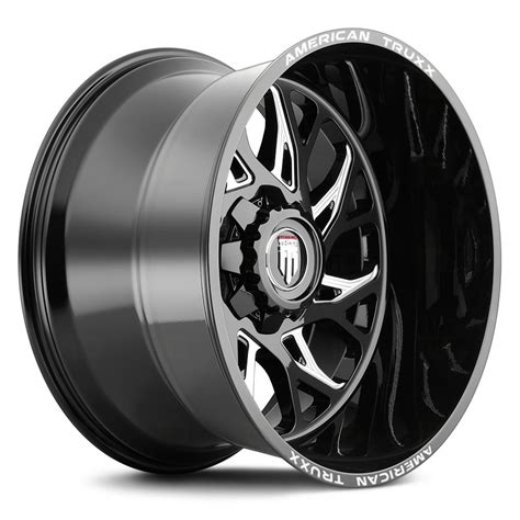 American Truxx At Destiny Wheels Black With Milled Accents Rims