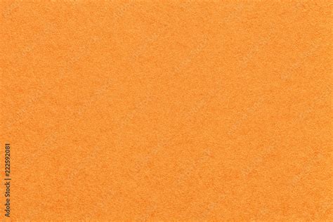 Texture Of Old Bright Orange Paper Background Closeup Structure Of Dense Carrot Cardboard