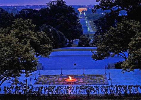 John F Kennedy Grave Eternal Flame