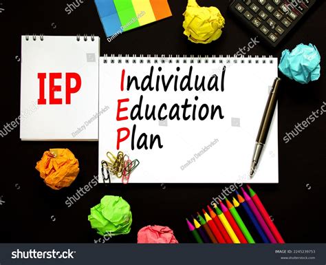 Iep Individual Education Plan Symbol Concept Stock Photo 2245239753