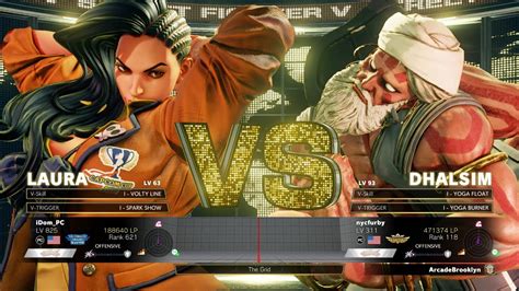 Sfv Champion Edition Idom Laura Vs Nycfury Dhalsim Online Match