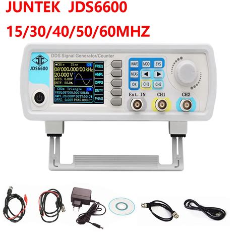 JDS6600 15 30 40 50 60MHZ Digital Control Signal Generator Dual Channel