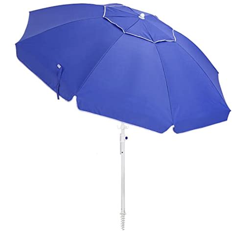 Smlixe Parasol De Plage De M Protection Solaire Spf Parapluie