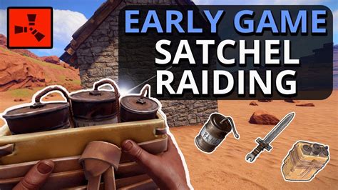 Satchel Raiding My Neighbours Hidden Base Rust Solo Survival Gameplay