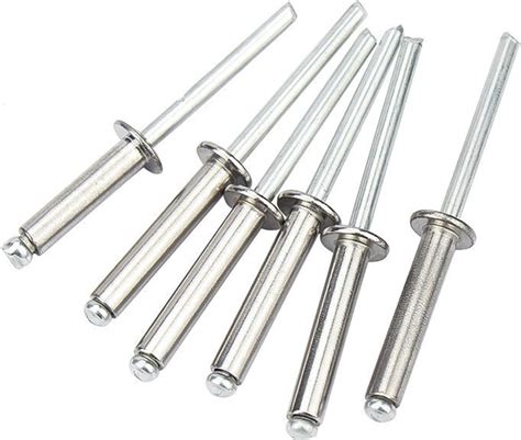 Pcs Pop Rivets Aluminium M M M M Dome Head Blind Rivets