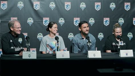 Doubleheader Press Conference With Ol Reign And Sounders Fc Youtube