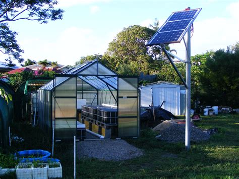 Solar Powered Aquaponics System Solaraquaponic Aquaponics Aquaponics System Solar Power