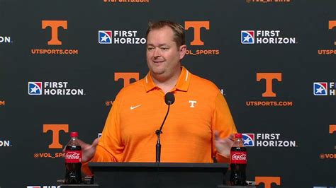 Josh Heupel Impressed By Tennessees Ability To Walk Up Stairs