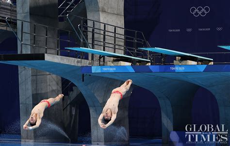 Chinese Diving Pair Won Gold In Mens 3m Synchro Springboard At Tokyo