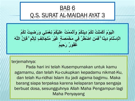 Surat Al Maidah Ayat Newstempo