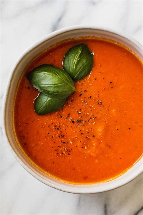 Simple Homemade Tomato Soup Simple To Make With A Few Ingredients Rich And Creamy Goes