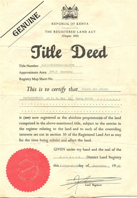 Deed Of Conveyance Trinidad