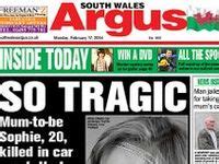 Best South Wales Argus Front Pages Ideas South Wales Wales Page