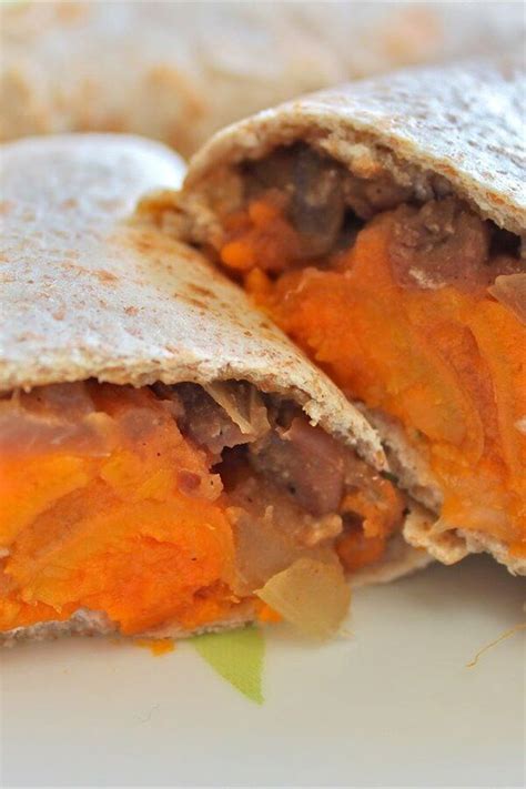 Sweet Potato Burritos Recipe Sweet Potato Burrito Burritos Recipes