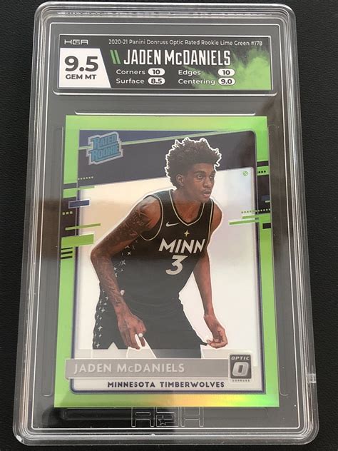 Optic Jaden Mcdaniels Rated Rookies Lime Green Flickr