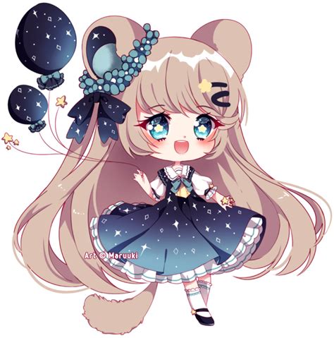 Stargazer Speedpaint By Maruuki On Deviantart Cute Anime Chibi