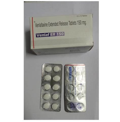 Venlafaxine Er Tablet 150mg VENLAF ER 150 At Rs 150 Stripe Anti