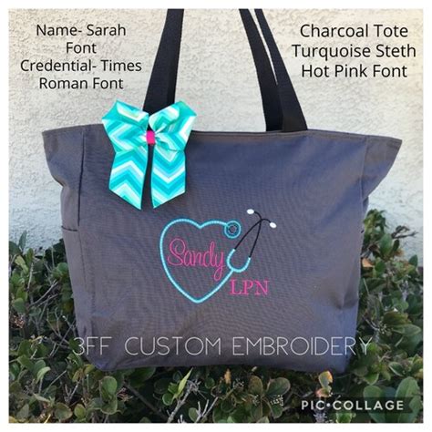 Personalized Nursedoctor Select Totenurse Tote Bagnurse Etsy