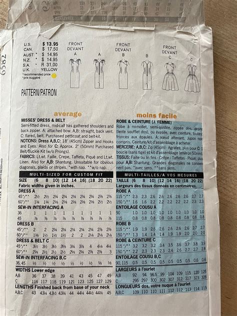 Butterick Retro Dress Pattern Etsy