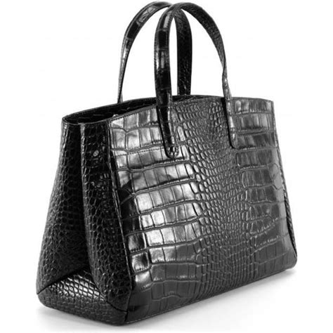 Sac à Main femme cuir Façon Croco Modèle Be Lady noir Achat