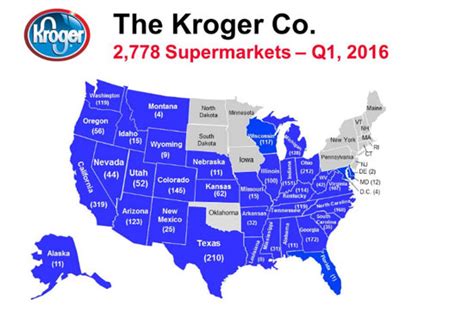 Kroger Regions Map