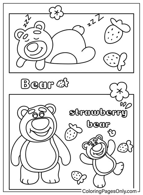 Free Printable Lotso Bear Coloring Pages Nel