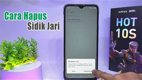 Cara Menghapus Sidik Jari Di HP Infinix Hot 10s Nonaktifkan