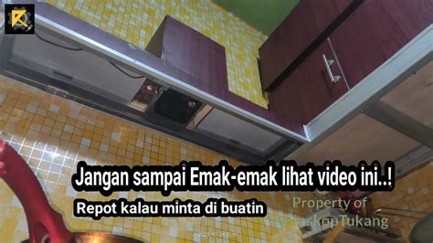 Asap Di Dapur Bikin Pengap Diy Cara Membuat Sendiri Cooker Hood Baja Ringan Youtube