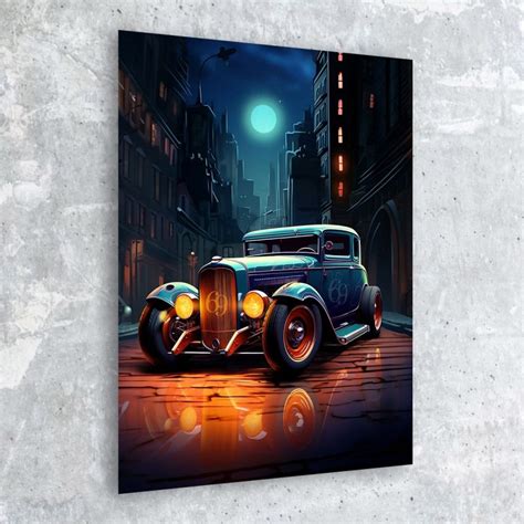 Hot Rod - Garage wall art | 69CANVA online shop