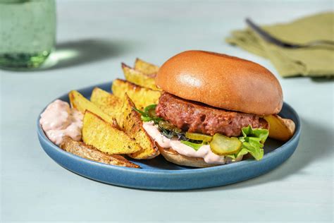 Drive Thru Veggie Burgers Recipe Hellofresh