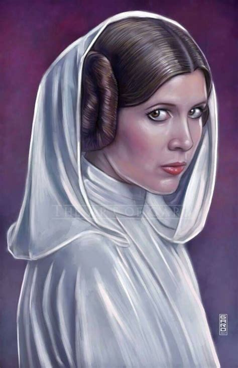 Princess Leia Organa From A New Hope 11x17 High Quality Art Print By Theartofgard On Etsy