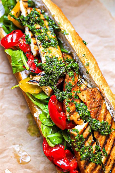 Grilled Tofu Sandwich With Chimichurri Lucy And Lentils Recipe Best