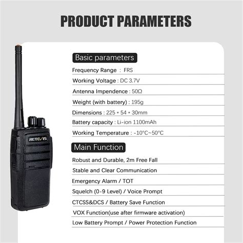 Retevis Rt21 Walkie Talkies Para Adultos Radios De 2 Vías Walkie